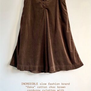 Brown Corduroy Skirt